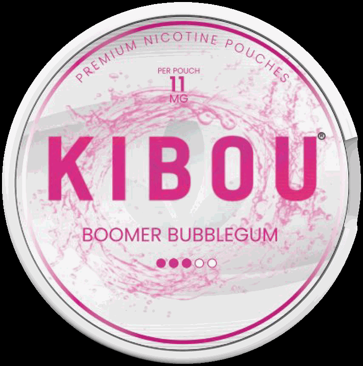KIBOU Boomer Bubblegum nicotine pouches