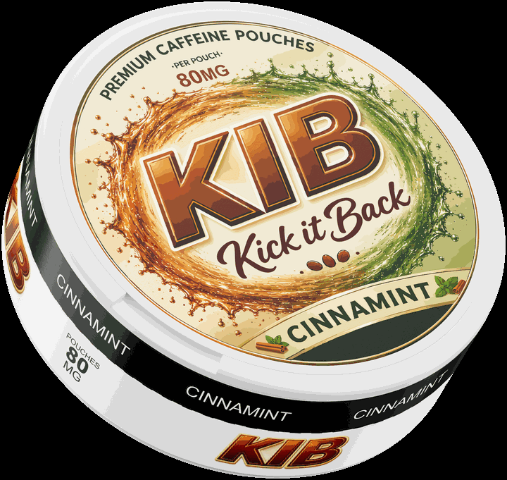 KIB Cinnamint caffeine pouches